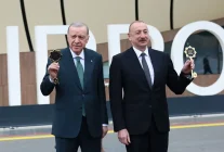 Cumhurbaşkanı Erdoğan ve Aliyev, Laçın Havalimanı'nın açılışını yaptı