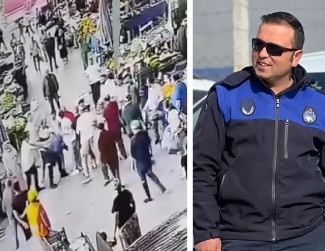 Zabıta memuru tartıştığı pazarcı esnafı tarafından feci şekilde darbedildi