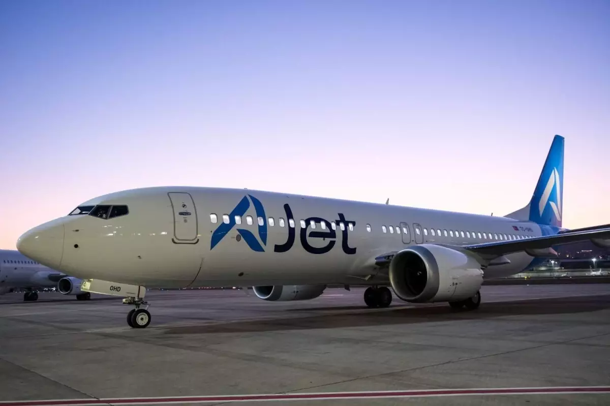 AJet, Üçüncü Boeing 737-8 MAX Uçağını Filoya Katıldı