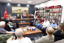 ATO Başkanı Gürsel Baran'dan AHİD Başkanı Hilmi Yaman'a Hayırlı Olsun Ziyareti