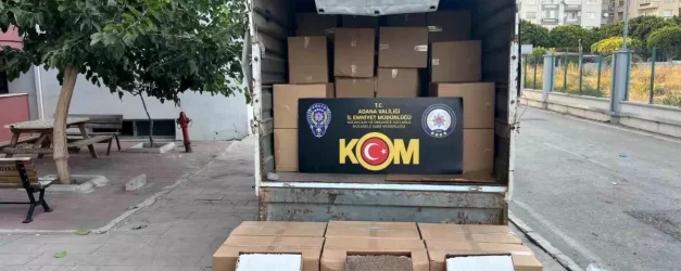 Adana'da 1.65 Milyon Kaçak Sigara Ele Geçirildi