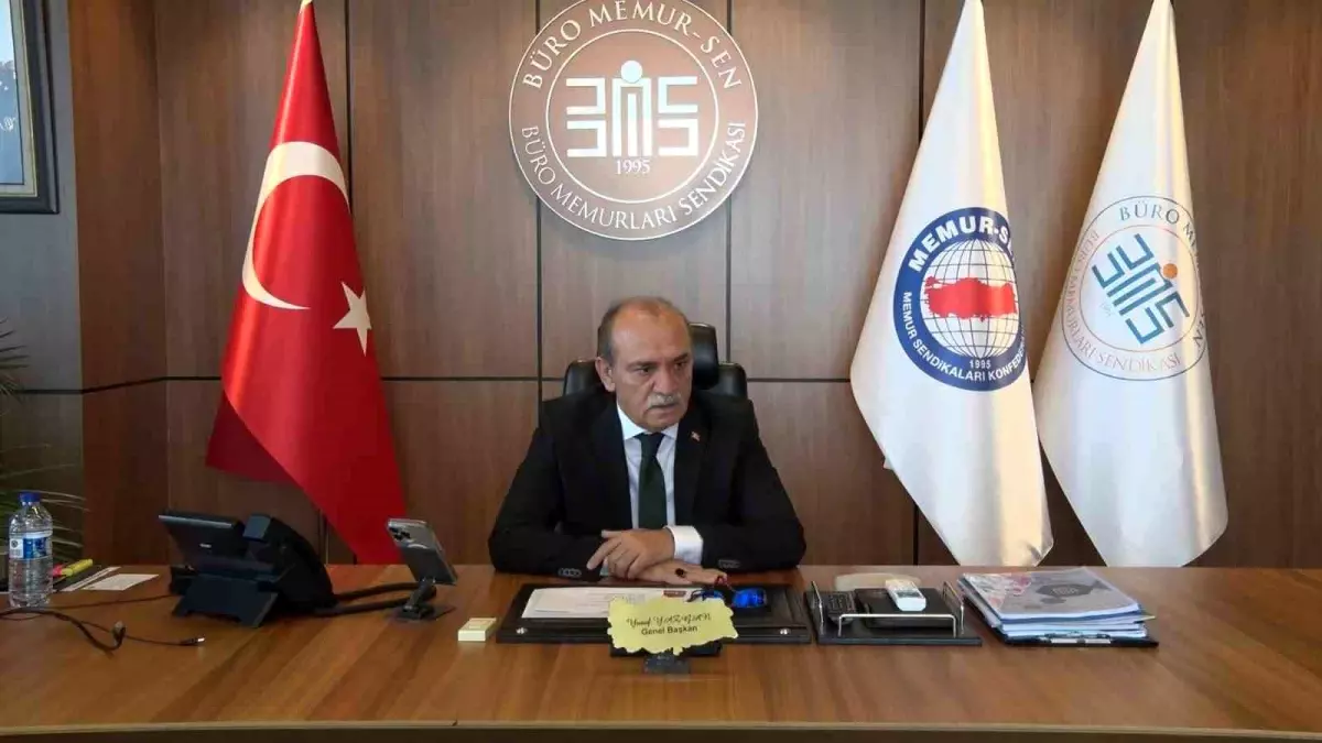 Büro Memur-Sen Başkanı Yazgan: "Toplu sözleşmede kamu çalışanlarını tatmin edecek bir teklif gelirse bu karşılanır"