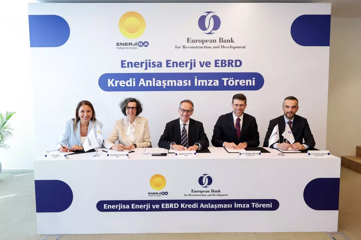 Enerjisa Enerji, EBRD ile 150 Milyon Dolar Kredi Anlaşması İmzaladı