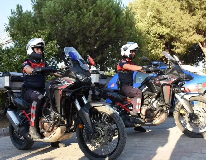 Germencik'te Jandarmadan Hırsızlık Önleme Uygulaması