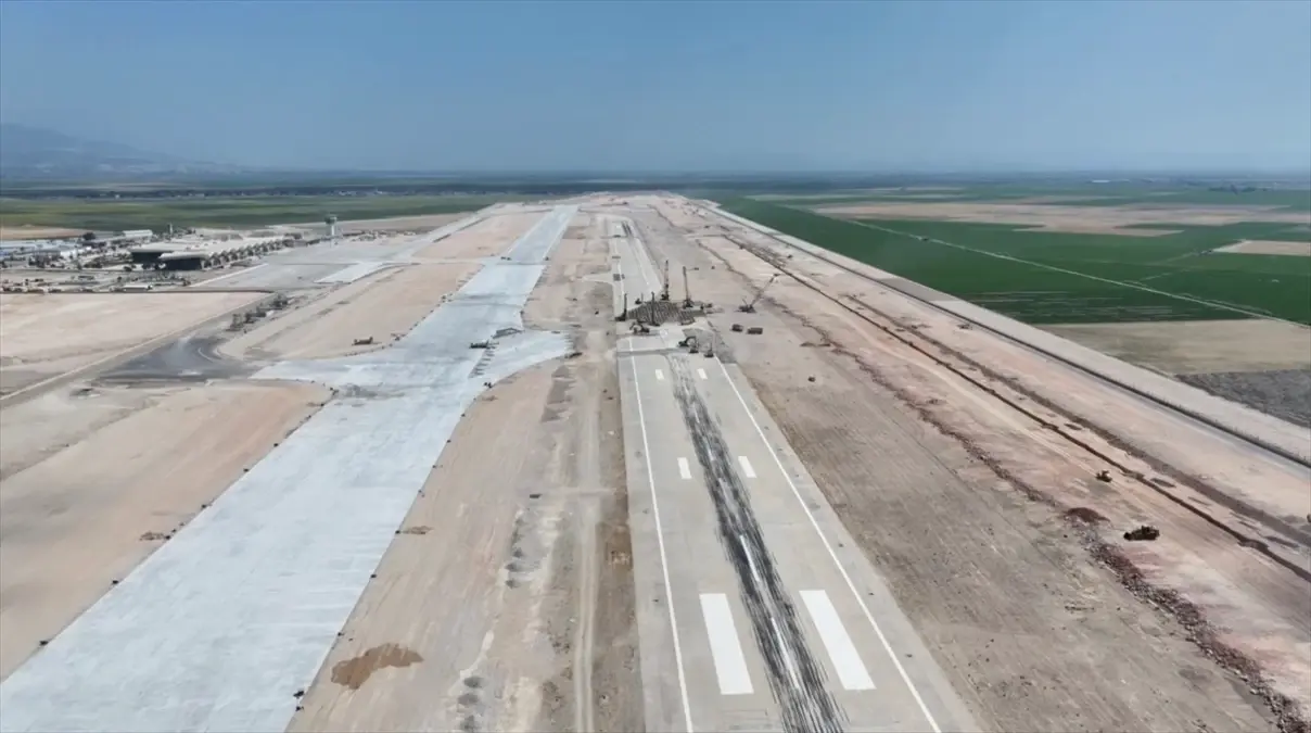 Onarım çalışması yürütülen Hatay Havalimanı 1 Eylül'de uçuşlara açılacak