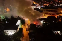 Tavşanlı'da İş Yerinde Yangın Çıktı