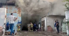 Turgutlu'da Geri Dönüşüm İşyerinde Yangın