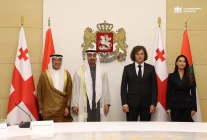 BAE Devlet Başkanı Al Nahyan, Gürcistan'ı Ziyaret Etti