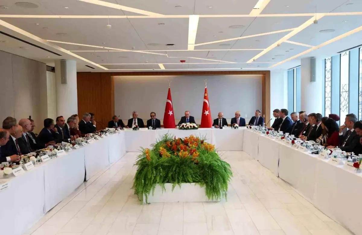 Cumhurbaşkanı Erdoğan, ABD İş Konseyi Başkanı Ulukaya ile görüştü