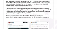Haftada 4 Gün Mesai İddiaları Yalanlandı