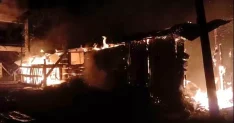 Tirebolu'da Yangın: Bir Ton Fındık Kül Oldu