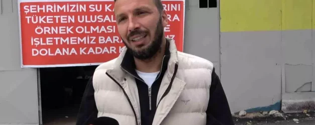 Bursa'da Oto Yıkama İşletmesinden Su Tasarrufu İçin Örnek Davranış