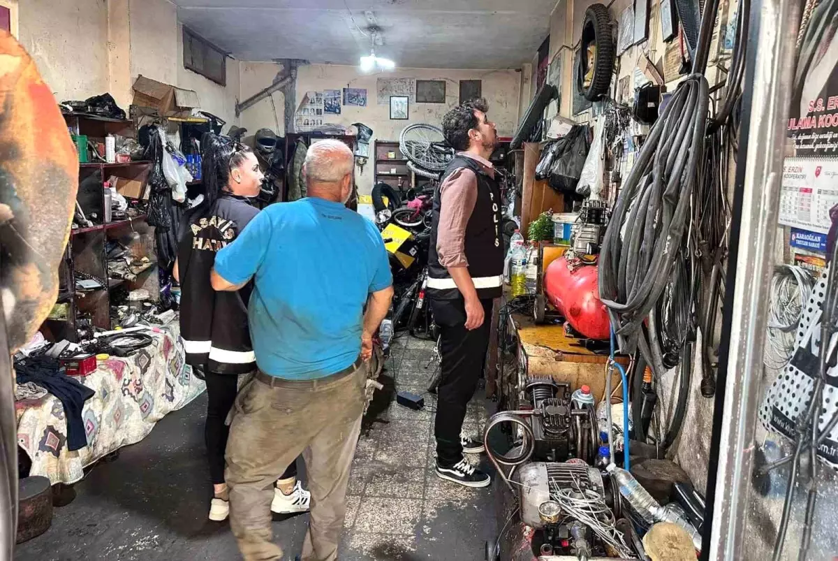 İskenderun'da Motosiklet Tamircilerine Denetim - Haberler