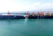 Mersin Uluslararası Limanı'na Mega Konteyner Gemisi Yanaştı