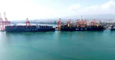 Mersin Uluslararası Limanı'na Mega Konteyner Gemisi Yanaştı