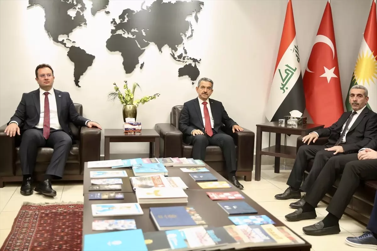 Şırnak Valisi Birol Ekici, IKBY'yi Ziyaret Etti