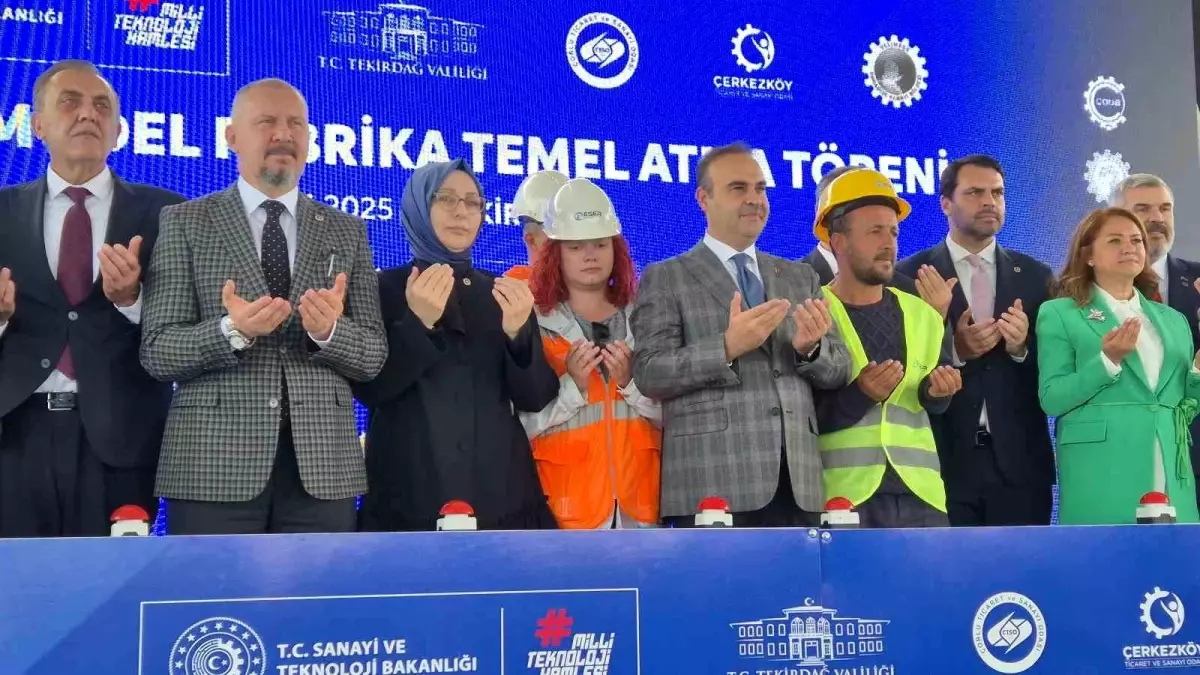 Trakya Model Fabrika'nın Temeli Atıldı