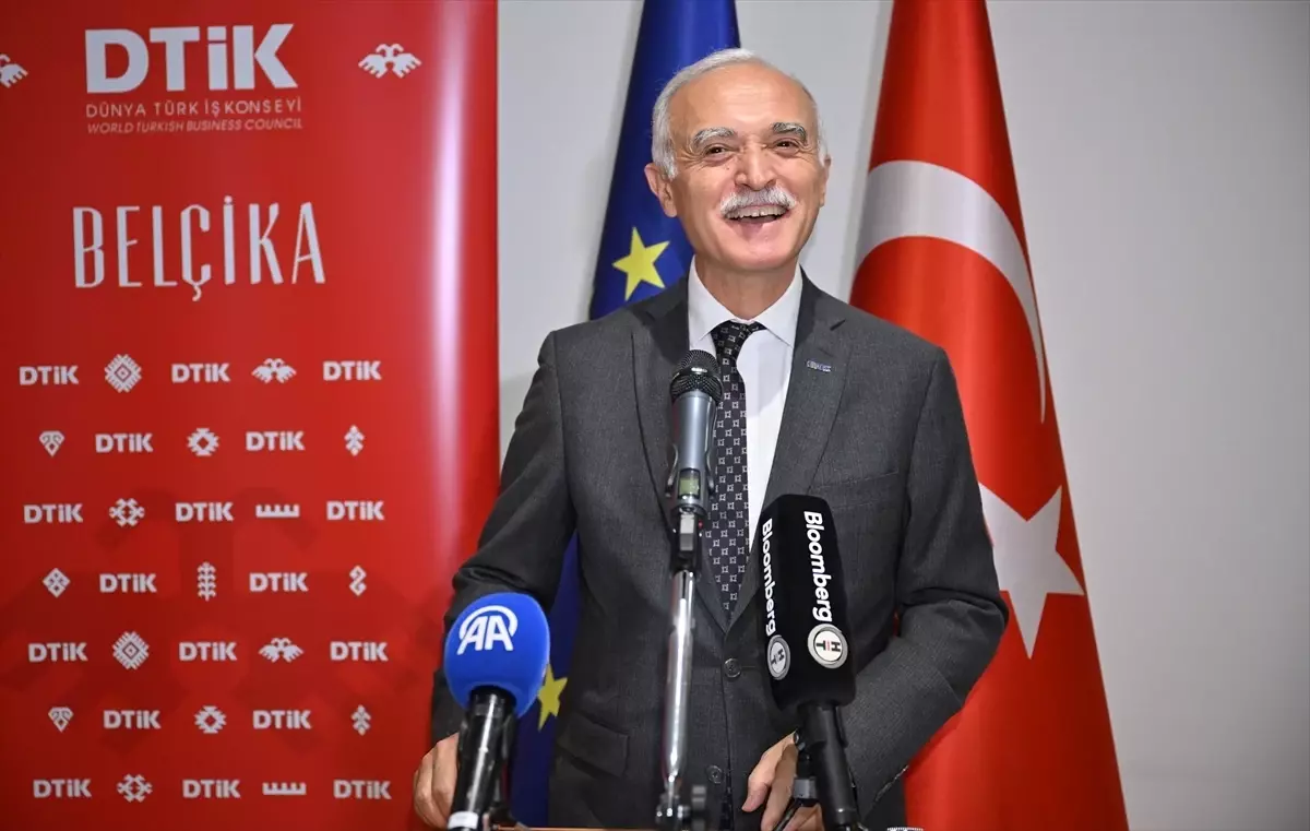 Brüksel'de AB-Türkiye İş Zirvesi kapsamında resepsiyon düzenlendi