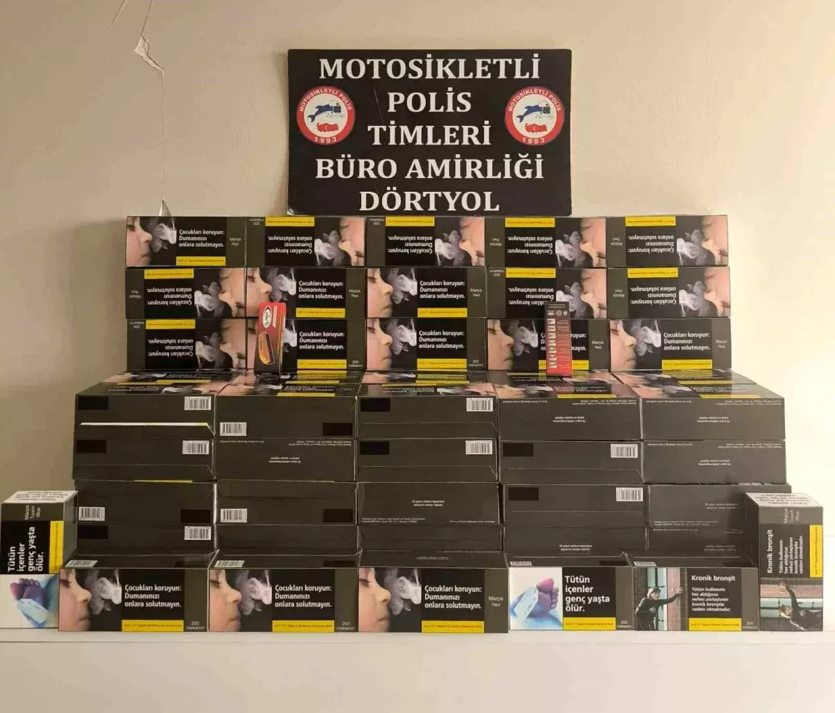 Hatay'da Kaçakçılık Operasyonu: 100 Karton Makaron Ele Geçirildi