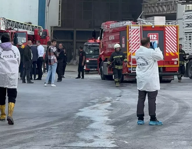 Konya'da Un Fabrikasında Doğal Gaz Patlaması