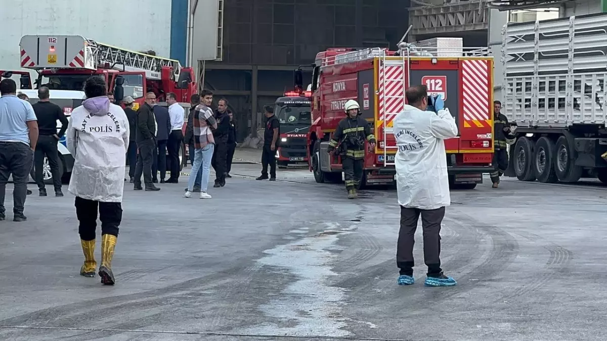 Konya'da Un Fabrikasında Doğal Gaz Patlaması