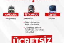 Bakan Uraloğlu: Ankara, İstanbul ve İzmir'de Raylı Sistem Hatları Ücretsiz Olacak