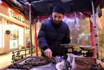 Eskişehir'de eksi 7 derecede kestane mesaisi