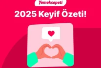 Yemeksepeti, 2025 sipariş özetini açıkladı