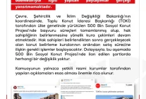 DMM: Sosyal Konut Projesi'nin taksit ödemeleriyle ilgili paylaşımlar gerçeği yansıtmamaktadır
