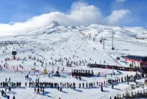 Erciyes Kayak Merkezi'ne sömestirenin ilk hafta sonunda 250 bin ziyaretçi