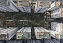 İstanbul'un gökdelen mezarlıkları Esenyurt'ta havadan görüntülendi