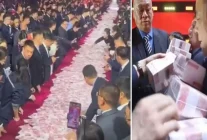 26 milyon doları masaya serdi, işçilerine "Taşıyabildiğiniz kadar alın" dedi