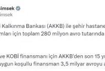 Avrupa Konseyi Kalkınma Bankası ile 280 milyon avroluk anlaşma imzalandı