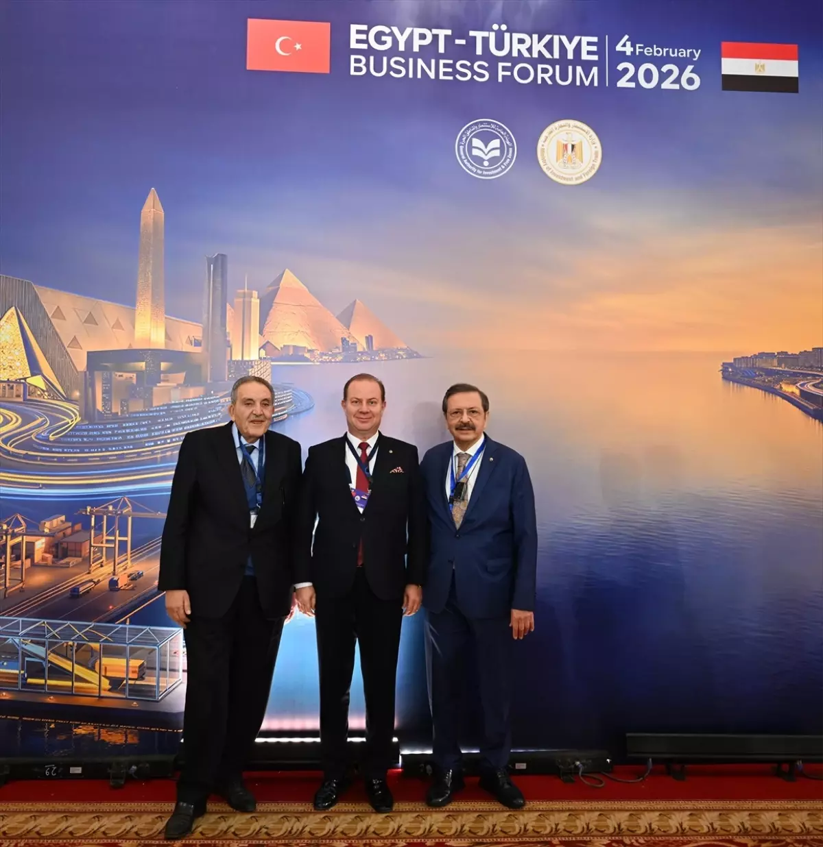 Edirne Ticaret Borsası Başkanı Özay Öztürk, Türkiye-Mısır Oda ve Borsalar İş Forumu'na katıldı