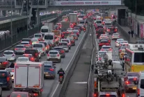 İftar öncesi trafik yoğunluğu yüzde 87'ye ulaştı
