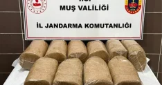 Muş'ta 50 kilo kaçak tütün ele geçirildi