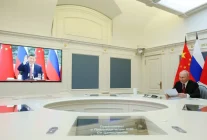 Putin ile Şi, video konferansta bir araya geldi