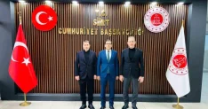 Siirt TSO Başkanı Güven Kuzu, Başsavcı Yasin Coşkun ile bir araya geldi