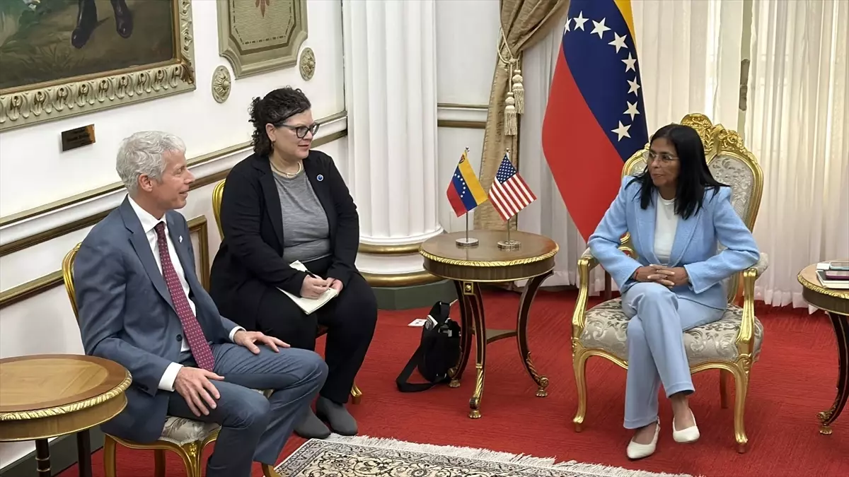 Venezuela Geçici Devlet Başkanı Rodriguez, ABD Enerji Bakanı Wright'ı kabul etti