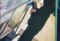 Fiyat sormak için girdiği iş yerinin vitrinindeki cep telefonunu çaldı