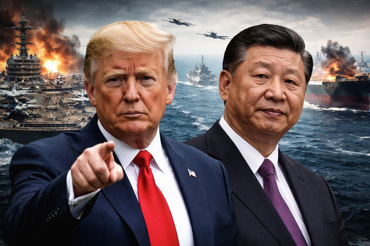 Savaşta bir ilk! Trump, Çin'in kapısını çalıp resti çekti