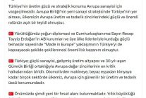 Ticaret Bakanı Bolat: Türkiye, Avrupa Üretim Zincirinde Kritik Rol Oynayacak