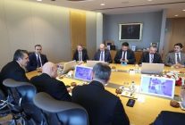 Bakan Kacır, Türkiye Bankalar Birliği Yönetim Kurulu toplantısında banka yöneticileri ile görüştü