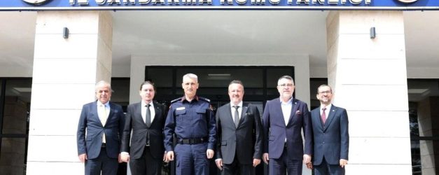 Denizli OSB yönetiminden İl Jandarma Komutanlığına ziyaret