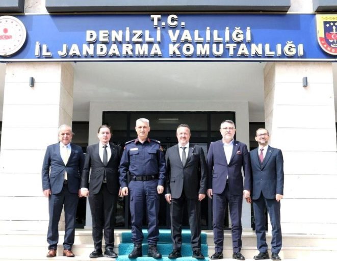 Denizli OSB yönetiminden İl Jandarma Komutanlığına ziyaret