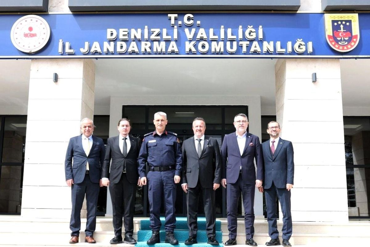 Denizli OSB yönetiminden İl Jandarma Komutanlığına ziyaret