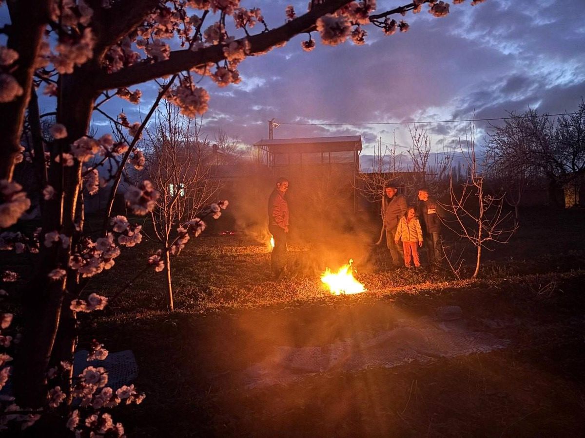 Erzincan'da çiftçiler don nöbetinde - Haberler