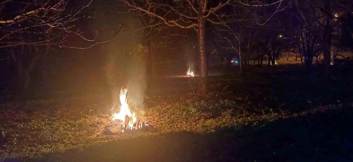 Erzincan'da don nöbeti: Üreticiler sabaha kadar ateş yaktı