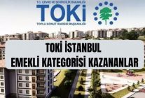 TOKİ emekli kategorisi kazananlar (TAM İSİM LİSTESİ) TOKİ İstanbul kura çekimi emekli kategorisi kazananlar