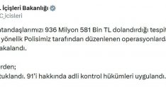 24 ilde dolandırıcılık operasyonları: 133 tutuklama